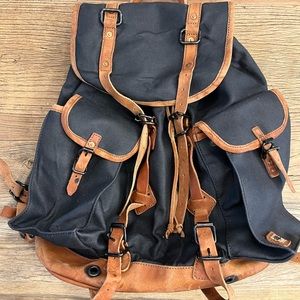 Buffalo Jackson Waxed Canvas Rucksack